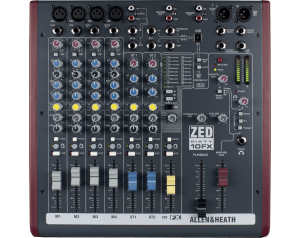 location console de mixage analogique allen et heath