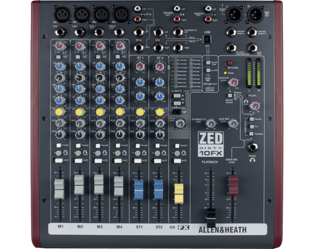location console de mixage analogique allen et heath
