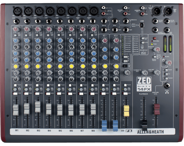 location console de mixage allen et heath