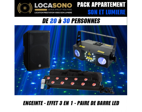 location pack son et lumière appartement