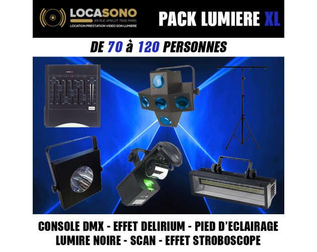 location pack lumière soirée