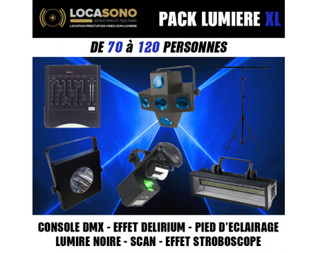 location pack lumière soirée