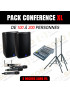 location pack conférence XL3 - 3 Micros sans fils