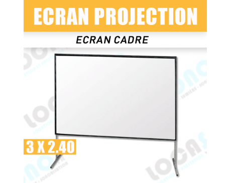 location ecran cadre de projection professionnel