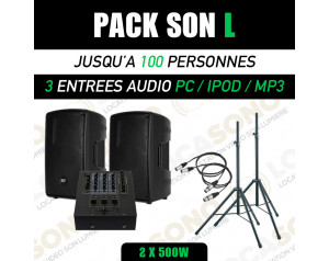 Pack sono 2 soirée dansante, mariage, anniversaire - SUDSONORISATION