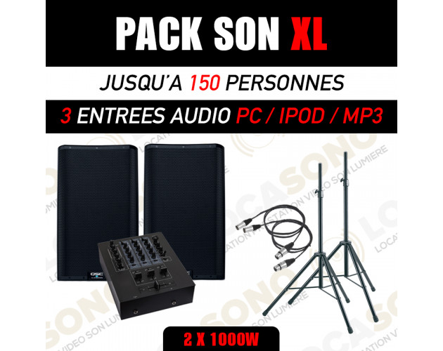 Skal Blaze frakobling louer un pack son pour soirée ou concert puissant et facile à installer