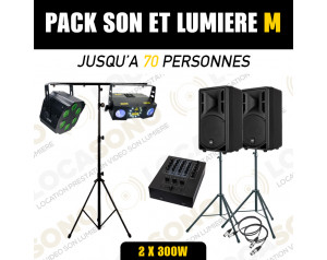 location pack lumiere + sono pour soirée