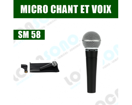 location SHURE SM 58 - micro dynamique chant