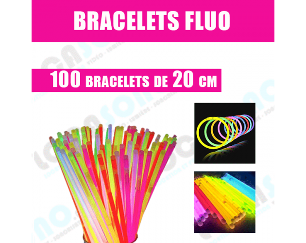 vente bracelet fluo