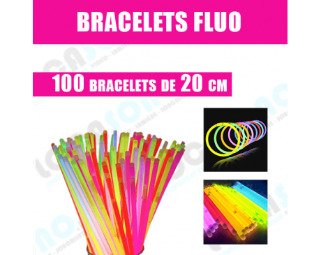 vente bracelet fluo