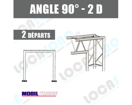 Angle Droit/Gauche triangulaire C007