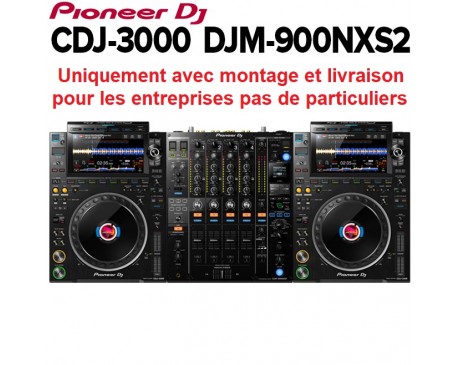 PRESTATION régie CDJ 3000 + DJM 900 Nxs2 Pioneer INSTALLATION PARIS