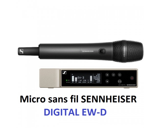 location micro main sans fil DIGITAL SENNHEISER EW-D