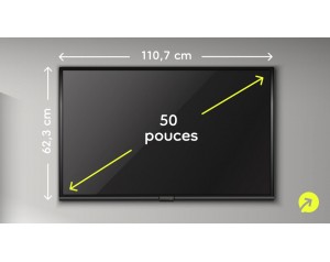 location écran 50 pouces