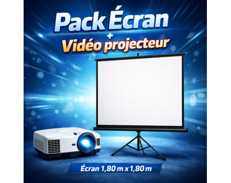 location pack écran + vidéoprojecteur