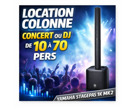 location stagepas yamaha PARIS