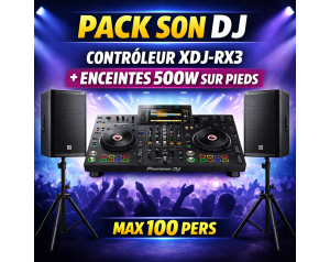 location xdj rx3 + enceintes sono