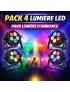 location PACK DECO 4 PAR projecteur LED