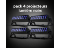 location pack 4 lumières noire