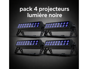 location pack 4 lumières noire
