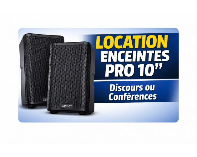 location qsc k10.2 paris