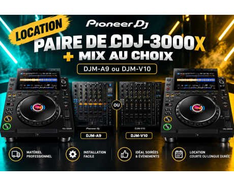 location régie cdj3000x PARIS