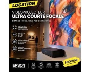 location vidéoprojecteur ultra courte focale