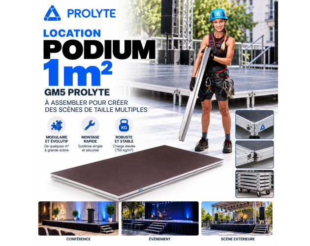 location podium paris