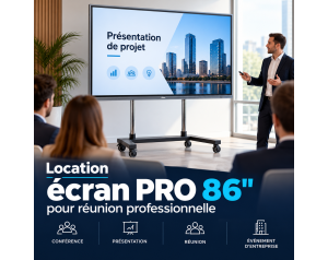 location écran led 86"
